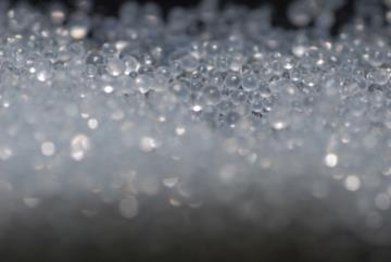 Silikon Kaplı Cam Küreciği - Silicone coated glass beads